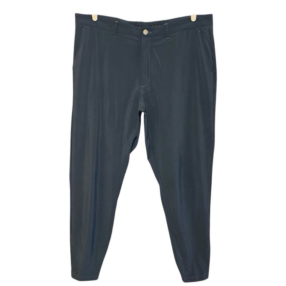 Primo Golf Joggers Mens 40 Tall Blue Ankle Zip Performance Stretch Zipper Ankle